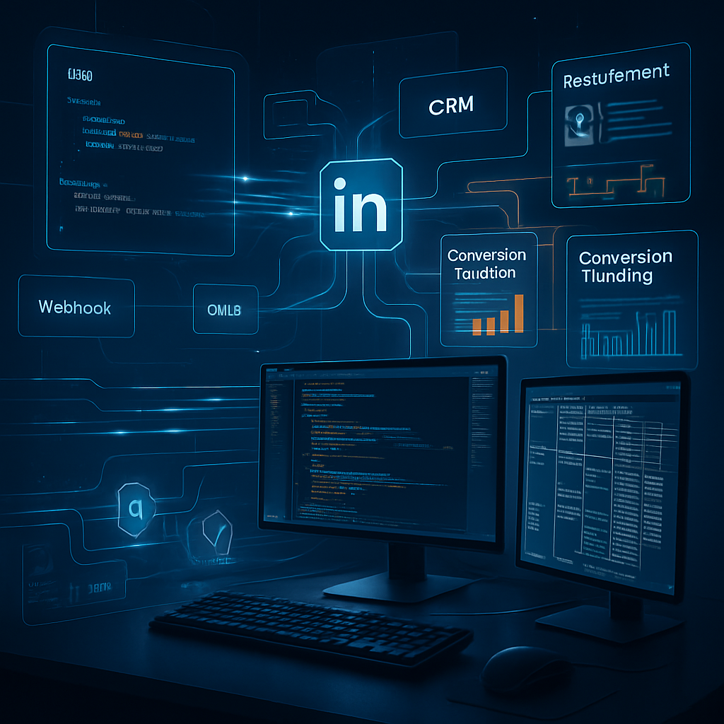 API LinkedIn : intégration marketing, CRM, recrutement et conversion tracking