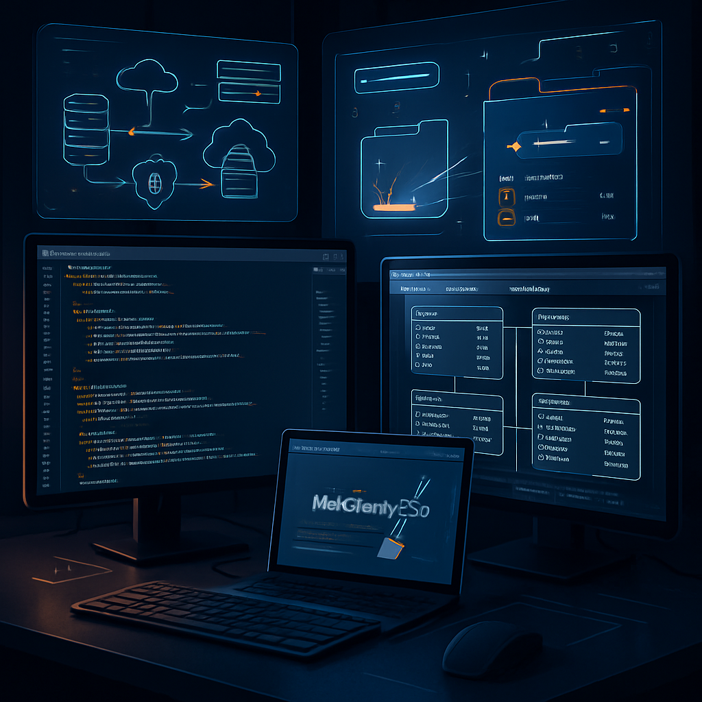Interfaces graphiques sur plusieurs écrans pour la gestion automatisée des données.