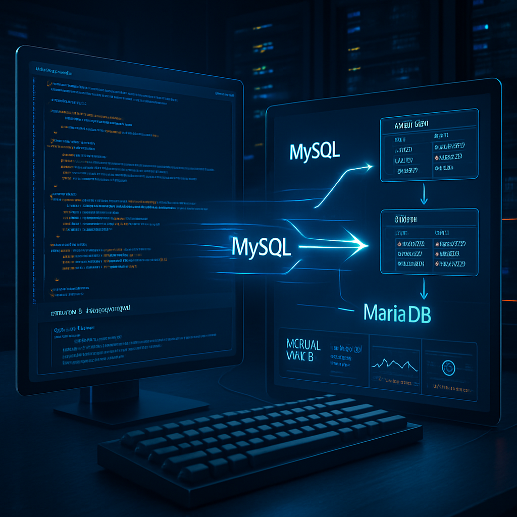 Prérequis système : migration MySQL vers MariaDB, InnoDB et collation UTF-8