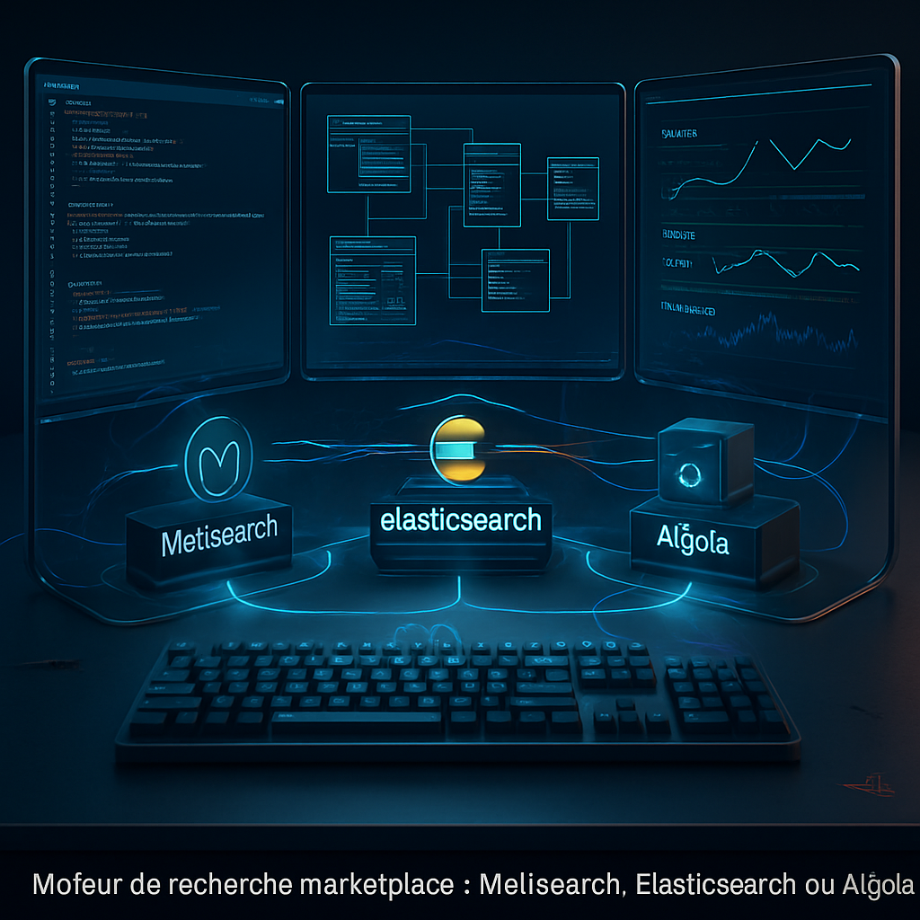Moteur de recherche marketplace : Meilisearch, Elasticsearch ou Algolia