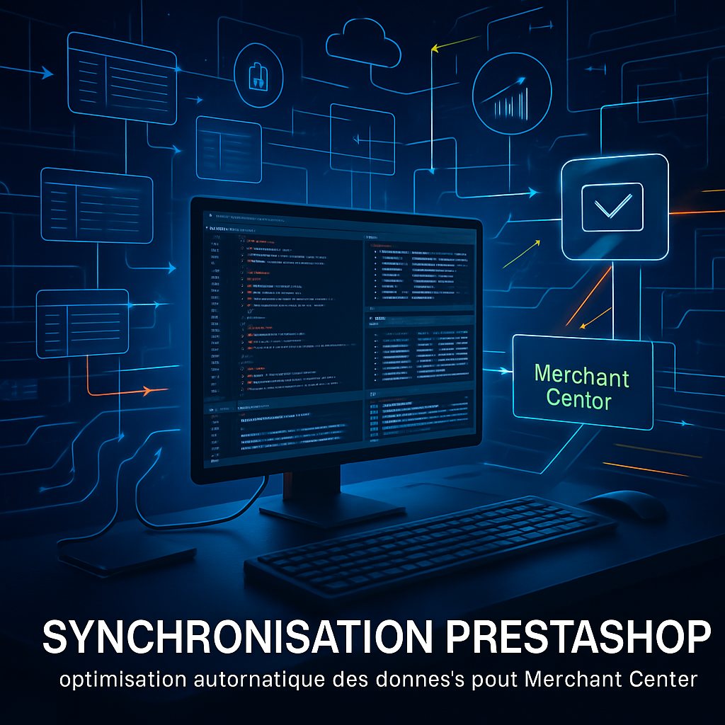 Synchronisation PrestaShop : optimisation automatique des données pour Merchant Center