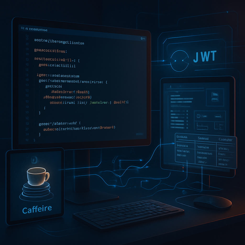 Backend e-commerce Java Spring : authentification JWT, commandes et cache Caffeine