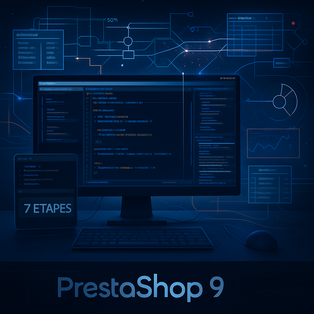 PrestaShop 9 : guide en 7 étapes pour créer une boutique