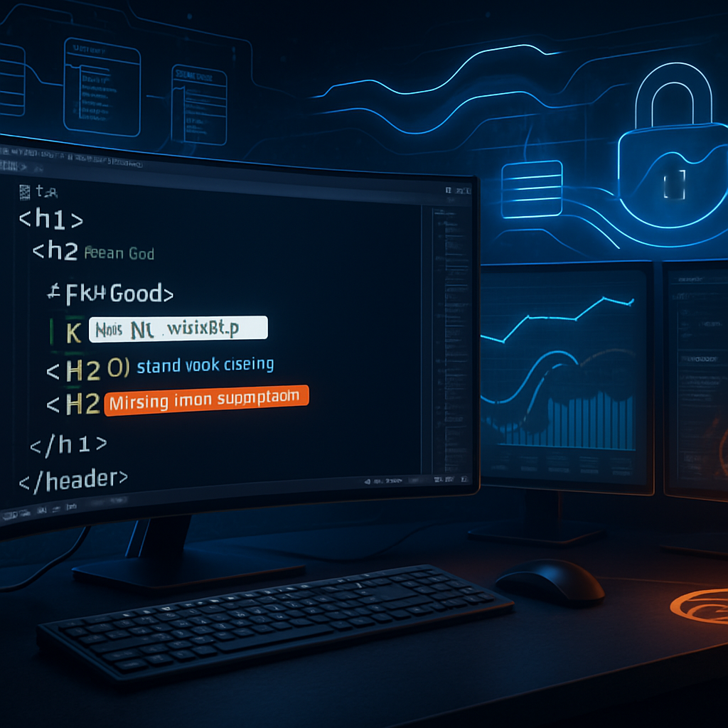 Audit SEO HTML : diagnostiquer balises H1 H2 et contenu manquant