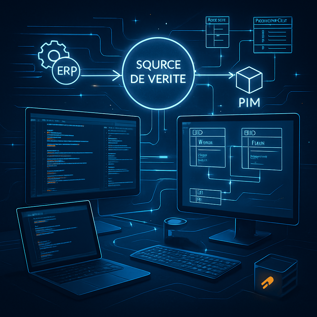 PrestaShop intégration ERP PIM : définir la source de vérité et les flux