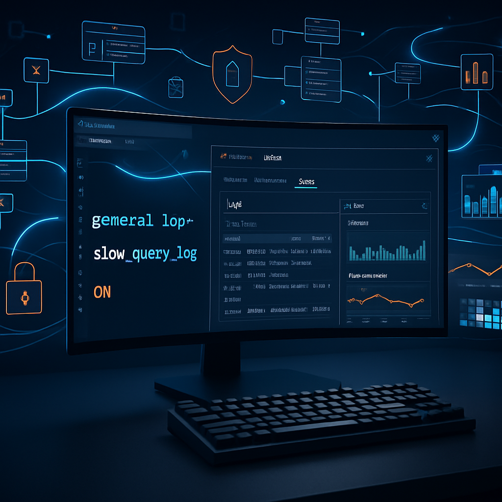 Logs Amazon Lightsail : activer general log et slow query MySQL