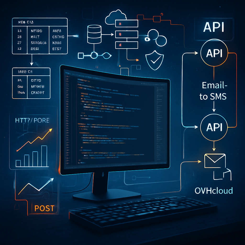 SMS Gateway OVHcloud : intégration API, Email-to-SMS et HTTP-to-SMS