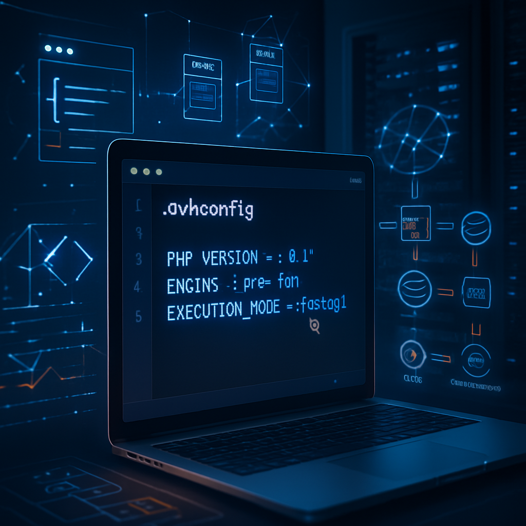 OVHcloud .ovhconfig : changer version PHP, moteur et mode d’exécution
