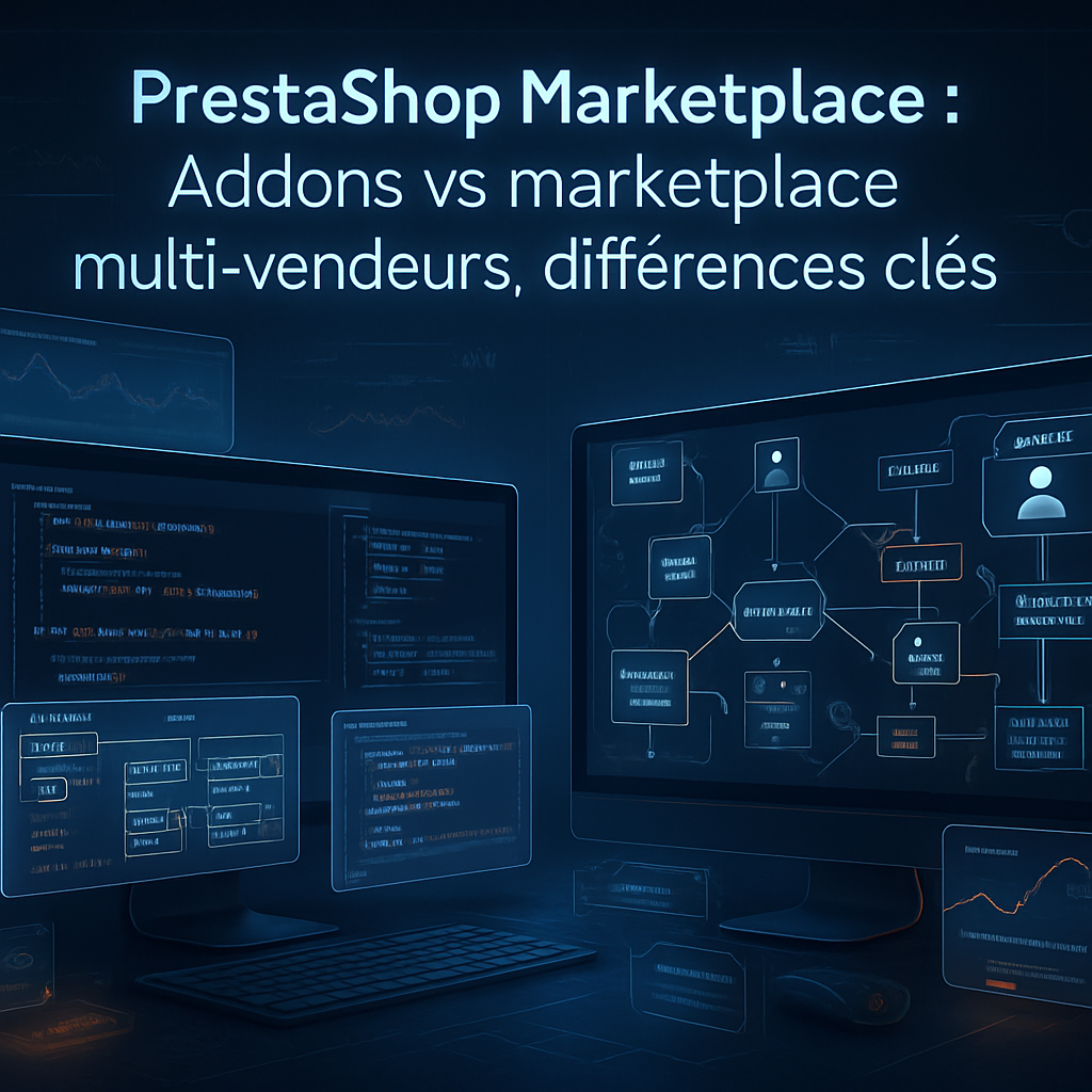 PrestaShop Marketplace : Addons vs marketplace multi‑vendeurs, différences clés