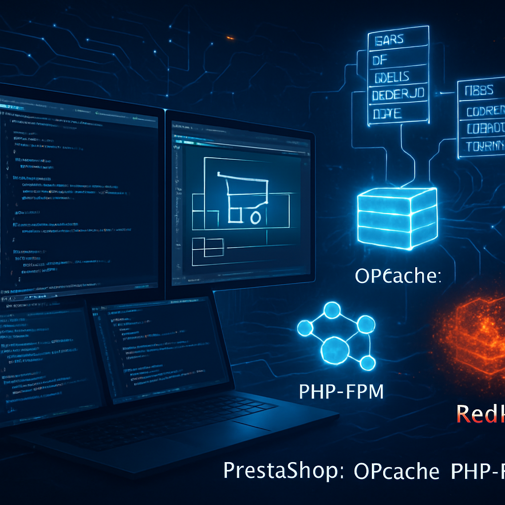 Lenteur back-office PrestaShop : OPcache, PHP-FPM et Redis pour accélérer