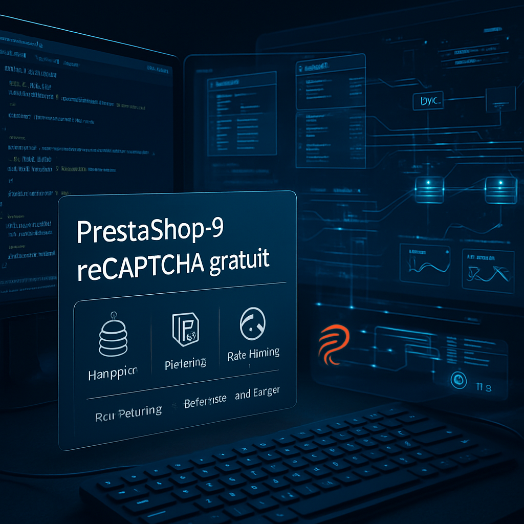 PrestaShop 9 : module reCAPTCHA gratuit et alternatives anti-spam